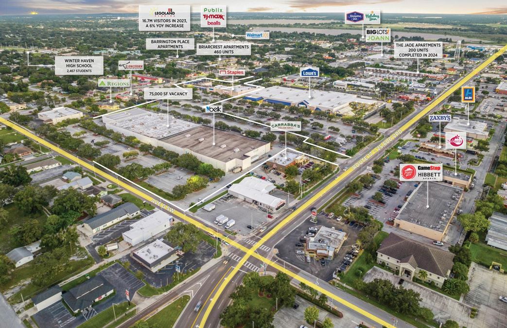 REO: Winter Haven Citi Centre | 16+ AC Value-Add Shopping Center w/ By-Right Development Opportunity | Winter Haven, FL