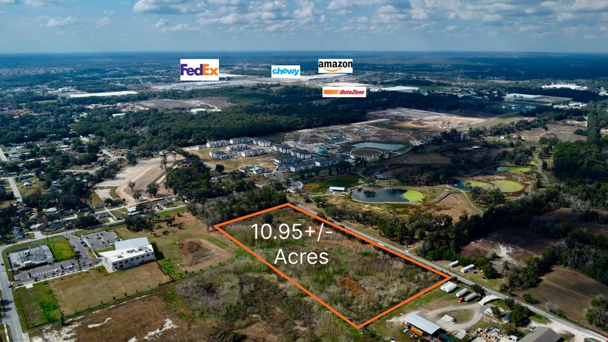 10.95+/- Acre Multi Family Land in Opportunity Zone