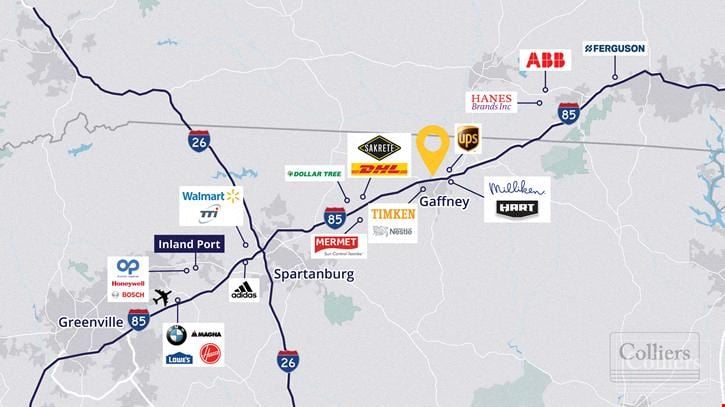 ±114 Acres Industrial Development Land in Cherokee County