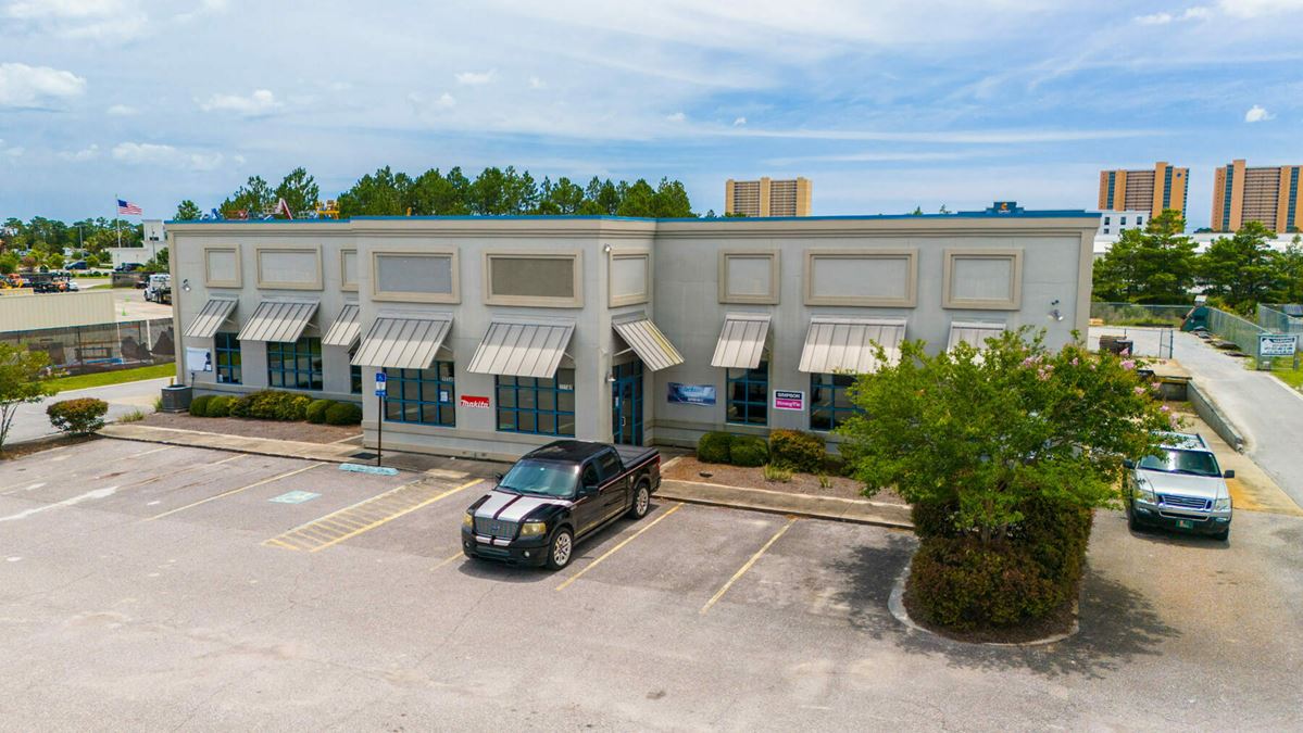 10,564 +/- sf Flex Office/Warehouse w/Fenced Yard | Beach Commerce Park