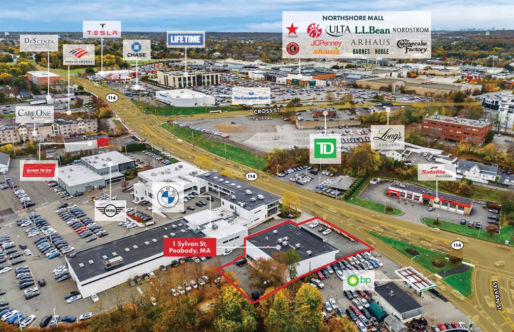 Prime Visibility, Value Pricing: Renovated Retail Space at 1 Sylvan St, Peabody