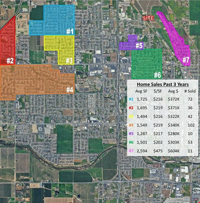 ±4.88 Acres of Vacant Residential Land in Porterville, CA