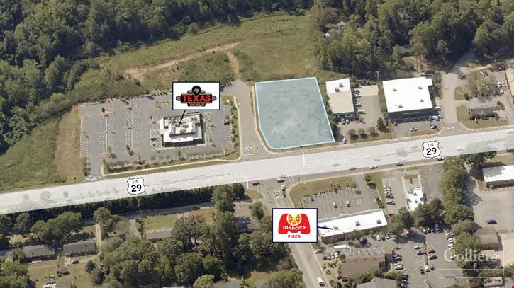 1.26-Acre Retail Development Site with High Visibility along US Hwy 29