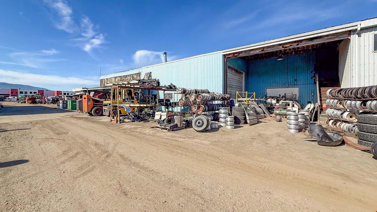 2.3 acres of industrial yard space available for lease in Vernon.