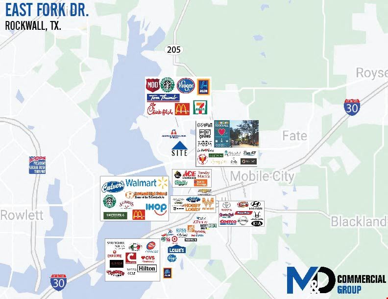 2.76 Acres For Sale Near Downtown Rockwall, TX