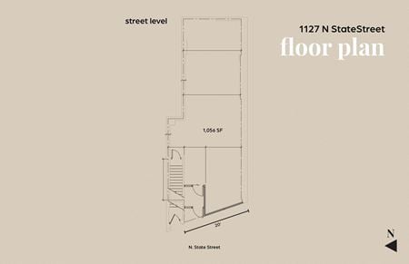 Preview of Retail space for Rent at 1127-1131-1133-1135 N State Street