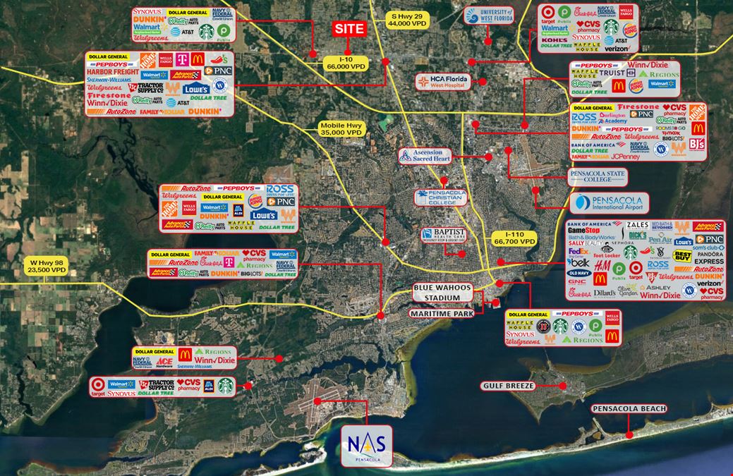 Prime Commercial Corner | 7 Acres on W Nine Mile Rd