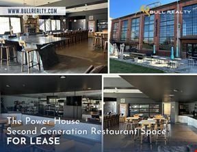 Second Generation Restaurant Space | ±3,650 SF | The Power House