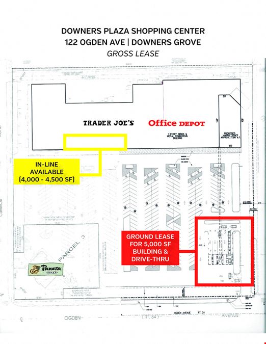 Downers Grove Plaza | In-line & Outparcel Opportunities