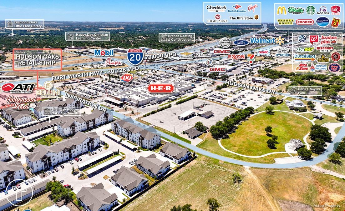HEB Anchored Hudson Oaks Retail Strip