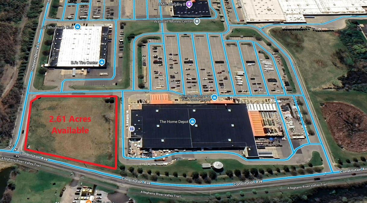133 Independence Dr. 2.61 +/- Acres Buildable Vacant Land