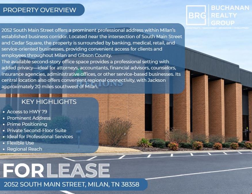 2052 S Main Street, Milan, TN