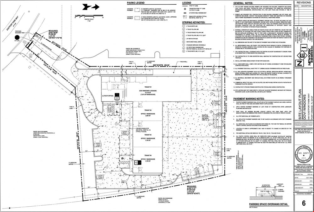 Port Orange Industrial Units for Lease - 2,665 - 10,075 SF