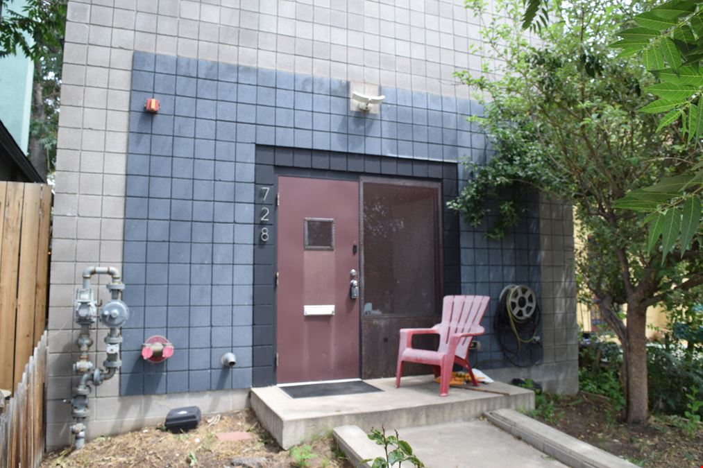 1,500 SF free-standing office/warehouse with small yard.