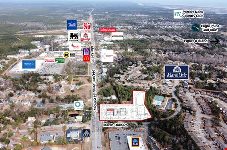 Preview of Retail space for Rent at Marsh Oaks Village - 7964 MARKET ST, Wilmington, NC
