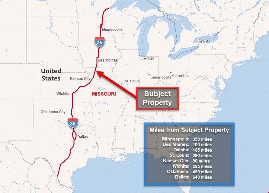 ±41,336 SF Warehouse with Direct Access to I-35