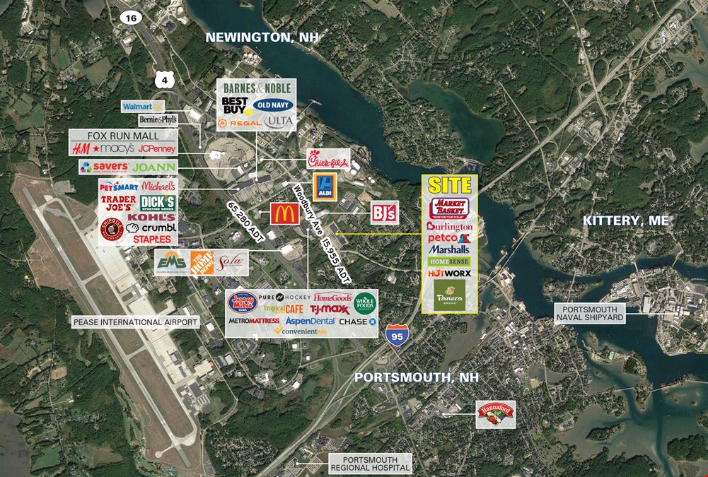 Portsmouth Plaza 1465 Woodbury Ave, Portsmouth, NH