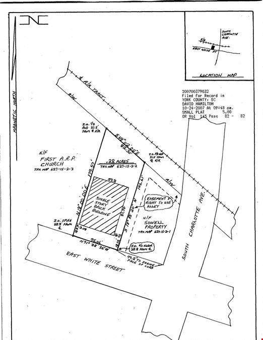 Redevelopment Opportunity w/Potential Tax Credits Downtown Rock Hill