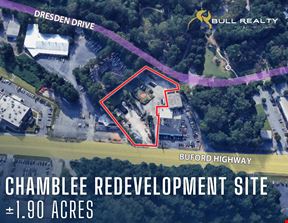 Chamblee Redevelopment Site |  ±1.90 Acres | For Sale or Ground Lease