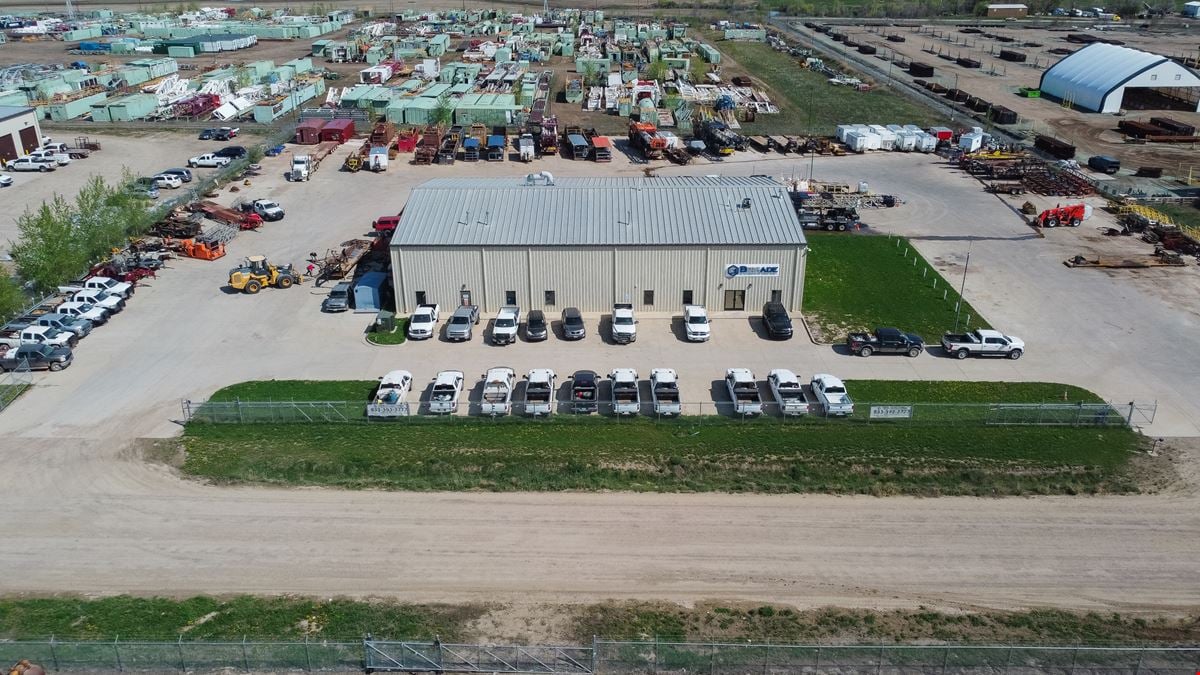 ±10,000 SF Shop | ±3.32 Acre Fenced Concrete Yard