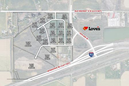 Preview of VacantLand space for Sale at 2148 Old Highway 10 W