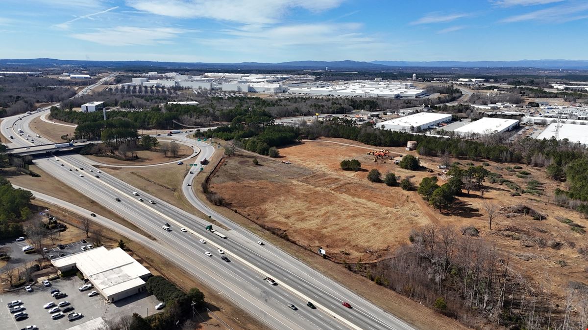 Under Construction- Prime Retail Land Available on I-85