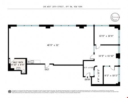Preview of Flex Space space for Rent at 146 West 29th Street Unit 9W