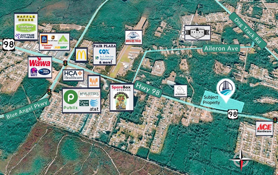 W Hwy 98, Pensacola | HC/LI | 1,355' Frontage