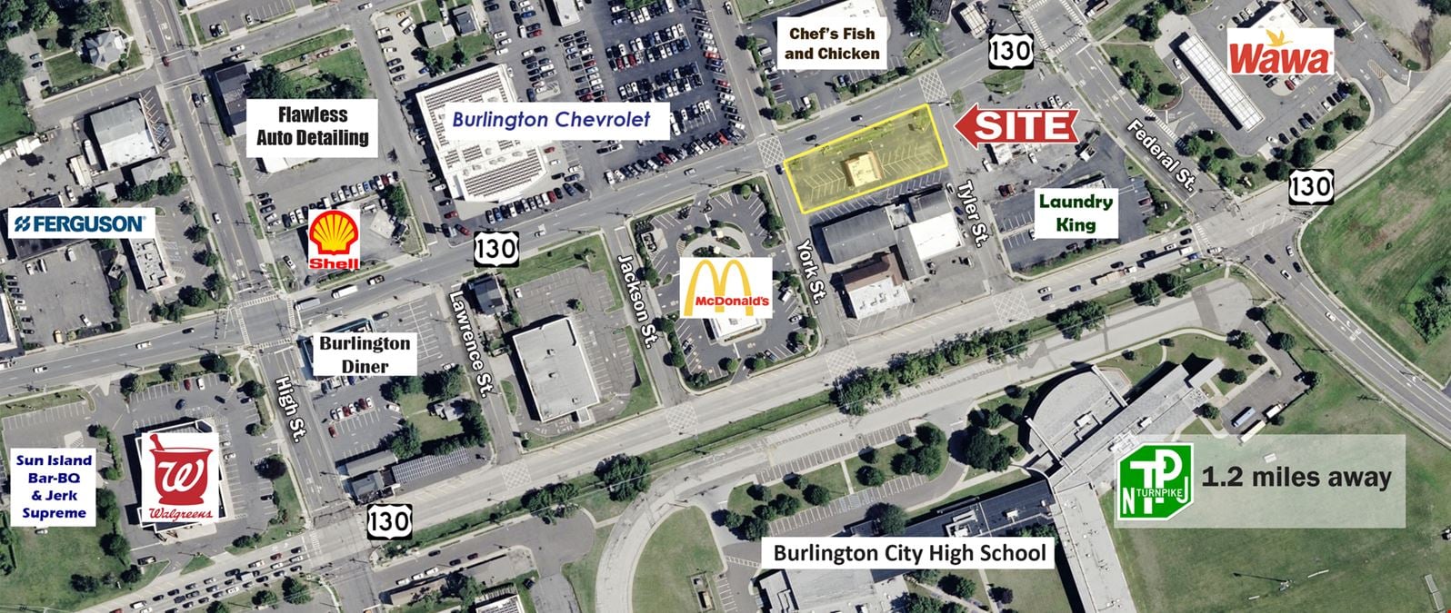 Retail Fast Food Establishment For Sale or Lease