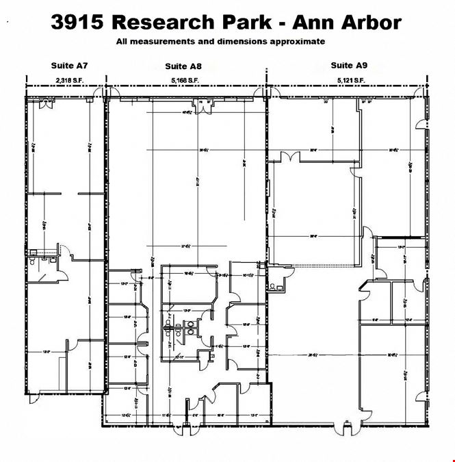 Office / High Tech / Research Suites for Lease in Ann Arbor