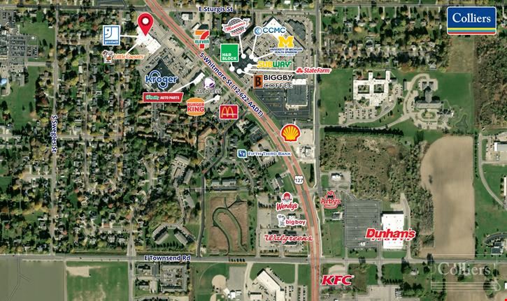 2,000 - 3,800 SF Retail/Office Space | St Johns, MI