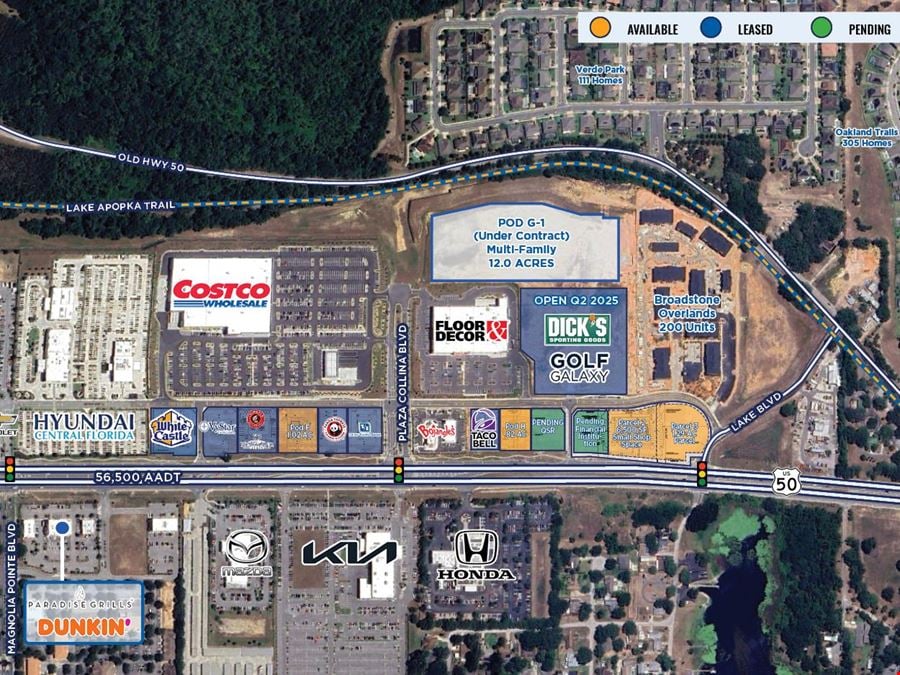 Costco Outparcels - W SR 50/ Plaza Collina