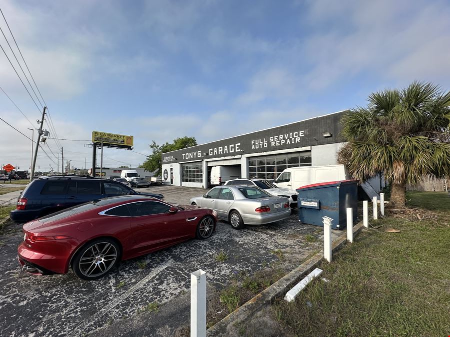 1.03-Acre US-19 Frontage | 3,760 SF High-Clearance Flex Building