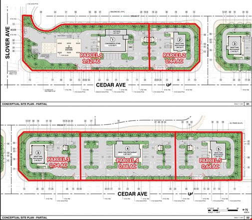 Preview of VacantLand space for Rent at SEC of Cedar Ave and Slover Ave