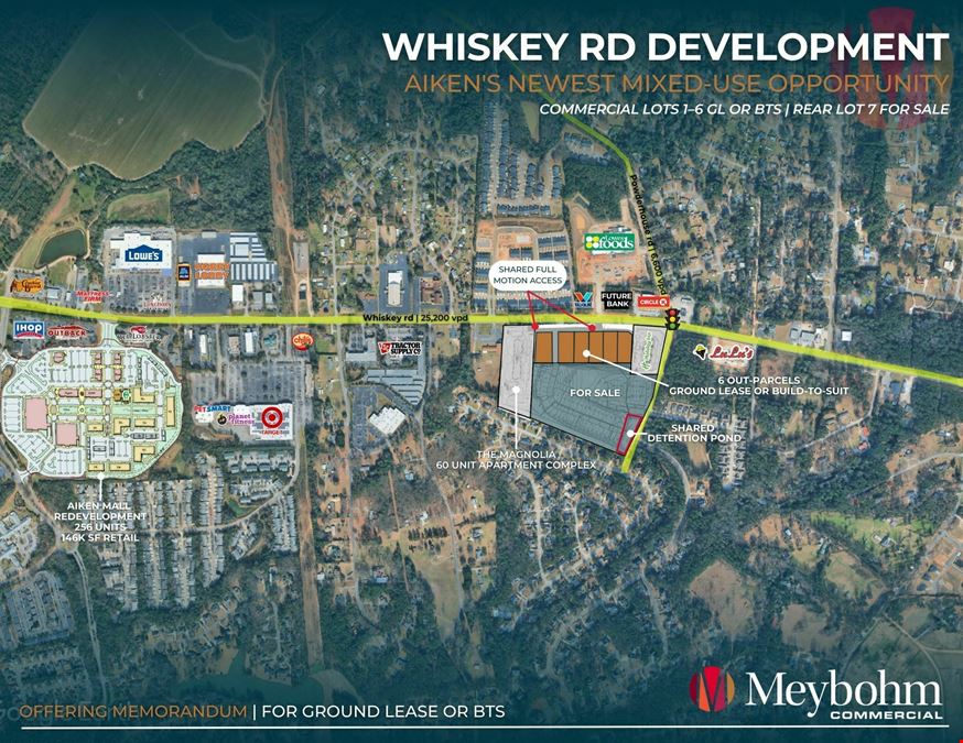 Aiken Mixed-Use Development | 6 Outparcels | 25,500 VPD