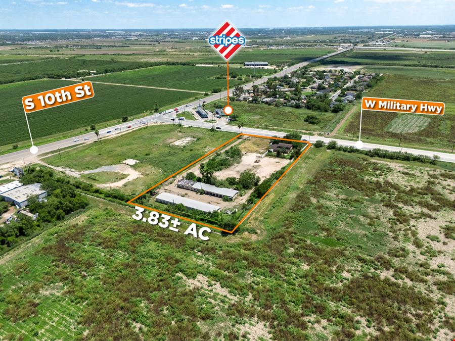 3.83 AC | 1105 West Military Highway | Light Industrial