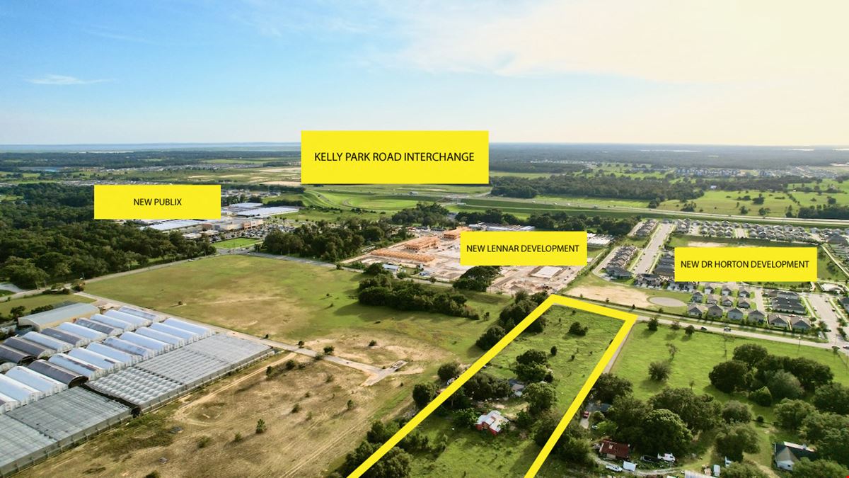 4.85 Acres Near Kelly Park Interchange in Apopka