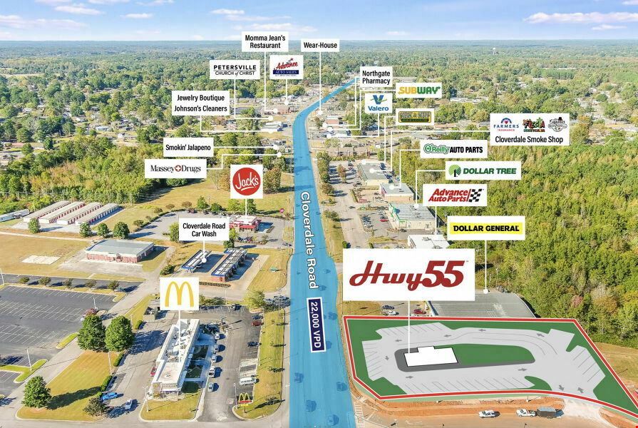Hwy 55 - 3306 Cloverdale Road