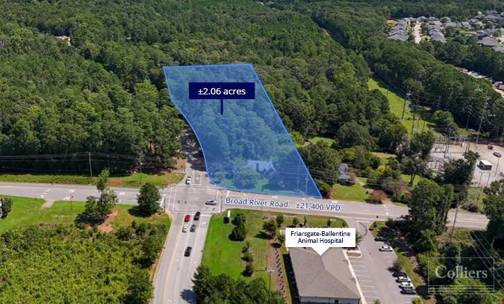 ±2.06 Acres with Access to Signalized Intersection in Rapidly Growing Retail Corridor | Irmo, SC