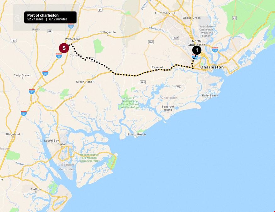 SC Interstate I-95 Corridor Centric Dominance w/ 4.2 AC Intermodal/IOS/Workforce Housing Site at I-95 Exit 53 - IICD Zoned