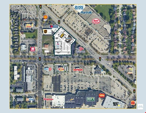 Preview of Retail space for Rent at NWC Rand Road & Palatine Road