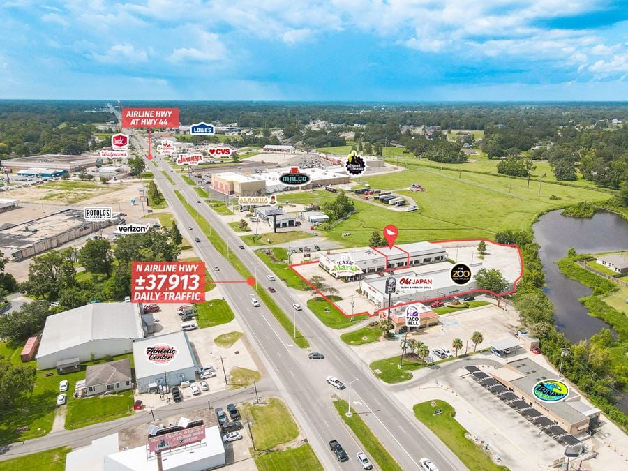 Retail Suite For Lease on Airline Hwy Strip Center