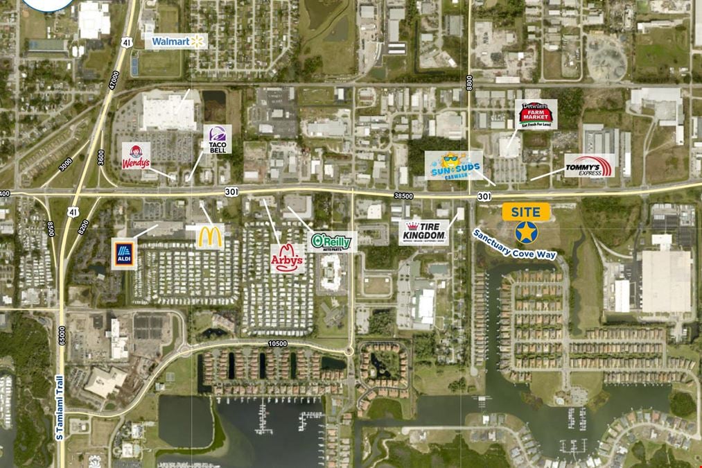 SEC Sanctuary Cove Way & US 301