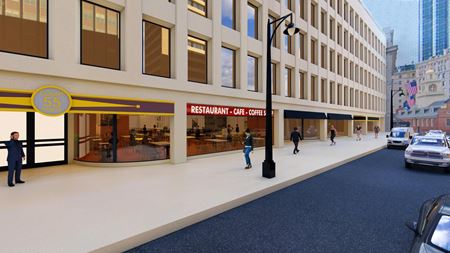 Preview of commercial space at 55 Court Street