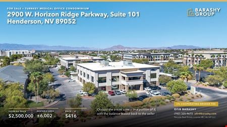 Preview of Office space for Sale at 2900 West Horizon Ridge Pkwy