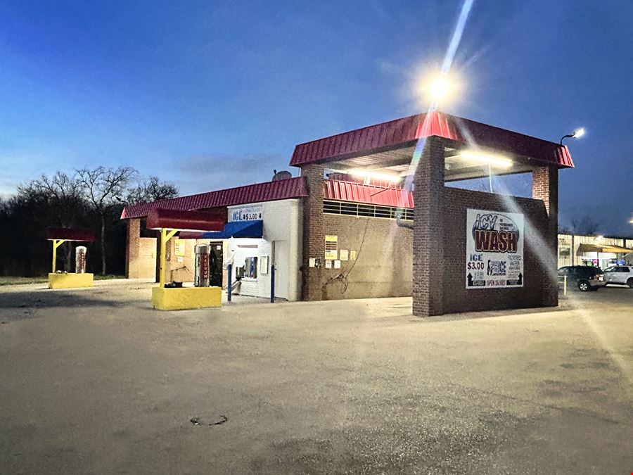 Self-Service Wand Car Wash & IHA Ice Vending Machine
