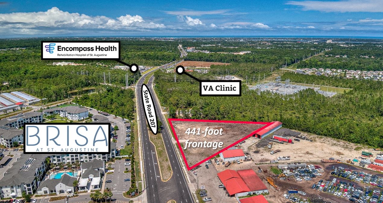Prime 2-Acre Commercial Lot on State Road 207
