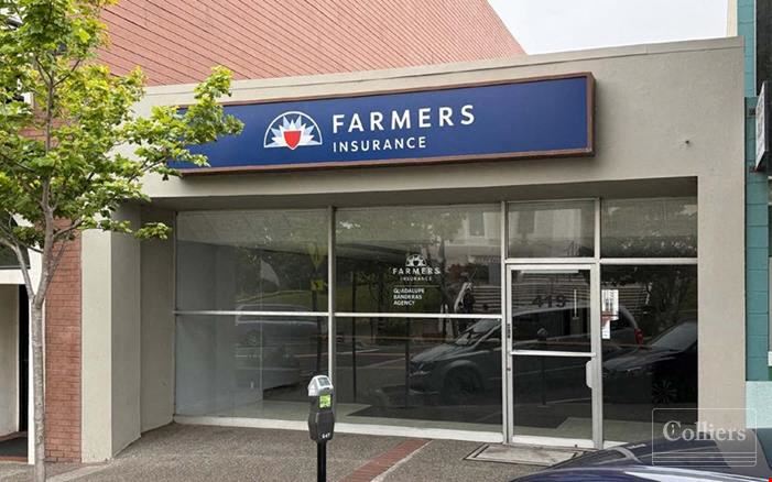 RETAIL SPACE FOR LEASE