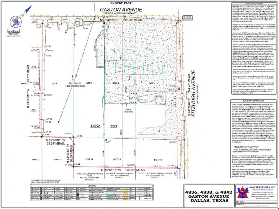 East Dallas Hard Corner Pad Site