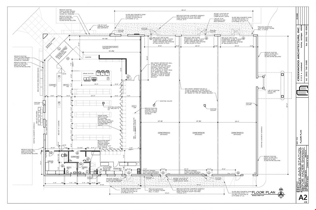 Gas Station & Strip Center